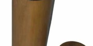 500 Ml Bamboo Bottle with Stainless Steel Insulated Flask