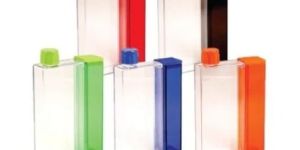 Square Plastic Water Bottle