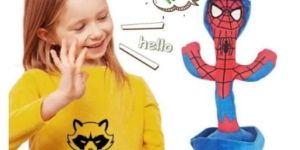 Mapache Spiderman Toy Dancing Cactus