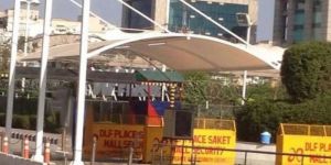 Cantilever Tensile Parking Structure