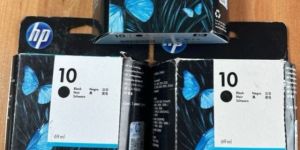 HP 10 Black Ink Cartridge, 69ml