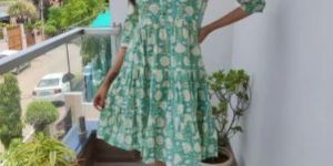 Ladies Printed Short Dress