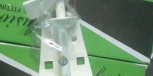 White Aluminium Tower Bolt