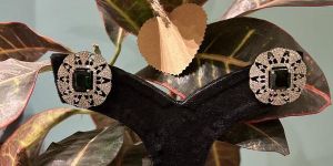 Ad Pearl Brass Earring