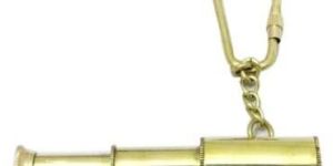 Brass Telescope Key Chain