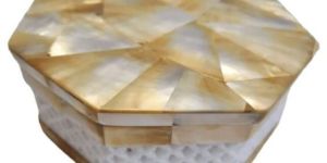 Mother of Pearl Gemstone Inlay Marble Stone Box