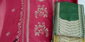 Embroidered Salwar Suit Material