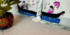 Hand Painted Pillow Cover