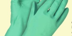 Nitrile Green Gloves