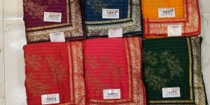 Synthetic Crepe Sarees