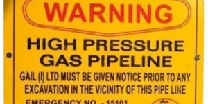 Gas Pipeline Plate Marker