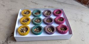 Multi Colour Sambrani Cup