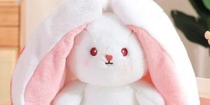 Reversible Rabbit Soft Toy