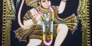 Hanuman Ji Tanjore Painting