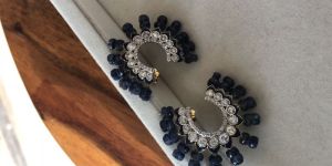 Gold Diamond Earrings