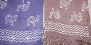 Camel Printed Stoles