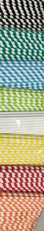 Paper Straw - Coloured (Stripped)