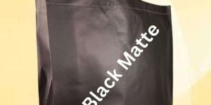 Black Matte BOPP Box Bag