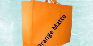 Orange Matte BOPP Box Bag