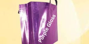 Purple Gloss BOPP Box Bag