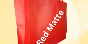 Red Matte BOPP Box Bag