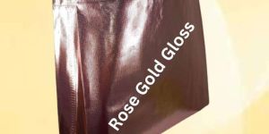 Rose Gold Gloss BOPP Box Bag