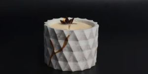 Gypsum Candle Jars