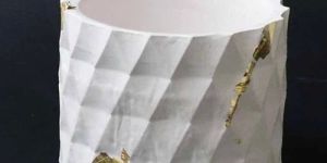 Round Table Cement Flower Pot