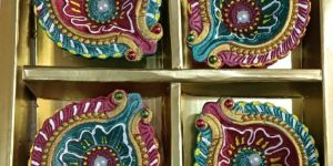 Clay Fancy Diya