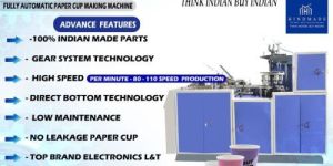 HMI-100 PRO paper glass making machine