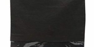 Black Shoe Drawstring Bag