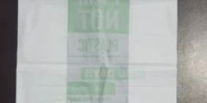 W Cut Biodegradable Compostable Grocery Bag