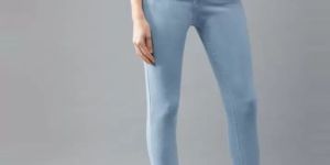 Light Blue Ladies Denim Jeans