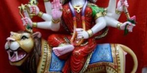 Marble Durga Statue