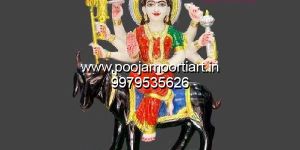 Meldi Maa Marble Statue (Murti)