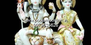 Shiva Family Marble Statue(Murti)