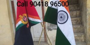 RPF Flags Cross Brass