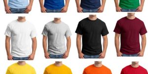 Mens Plain Round Neck T-Shirts
