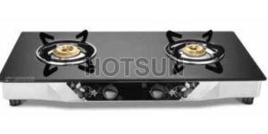 Two Burner Glass Top Gas Stove