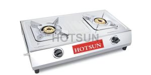 Two Burner Stainless Steel Gas Stove