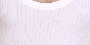 Kanchan White Interlock Parker Vest