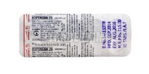 Hypercon 25mg Tablets