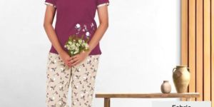 CFL-18 Ladies Printed Cotton Fashion Loungewear