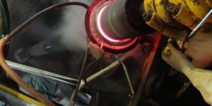 Smaller Diameter Induction Hardening Roll Service