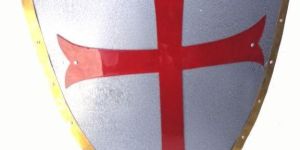Medieval Knights Red Cross Shield