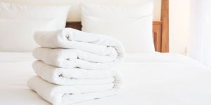 White Cotton Terry Towel