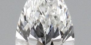 1.50 CT PEAR LAB BROWN DIAMOND COLOR F CLARITY Si1