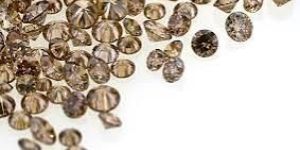 2MM 1.00 CT ROUND NATURAL BROWN COLOR DIAMOND