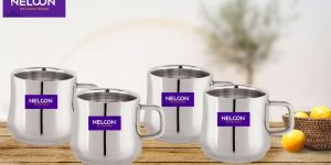 Stainless Steel - 4pc set dholak cup
