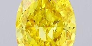 OVAL 2.05ct FANCY VIVID YELLOW VS1 IGI 620497921 Lab Grown Diamond EC9669